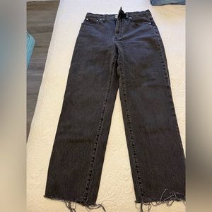 Madewell perfect Vintage Jean black size 28
